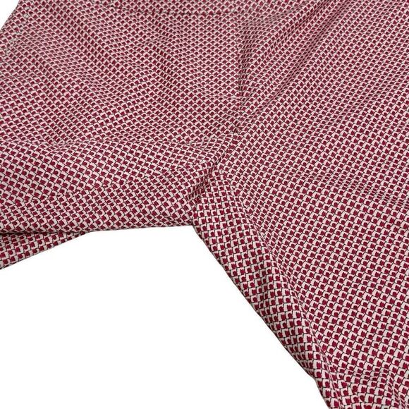 Fairway & Greene pink and white print Bermuda golf shorts size 10 - Picture 7 of 15